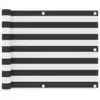 Image de vidaXL Écran de balcon Anthracite et blanc 75x600 cm Tissu Oxford