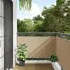 Image de vidaXL Écran de balcon Beige 75x500 cm Tissu Oxford