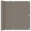 Image de vidaXL Écran de balcon Taupe 90x500 cm Tissu Oxford