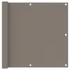 Image de vidaXL Écran de balcon Taupe 90x600 cm Tissu Oxford