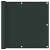 Image de vidaXL Écran de balcon Vert foncé 90x600 cm Tissu Oxford