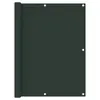 Image de vidaXL Écran de balcon Vert foncé 120x400 cm Tissu Oxford