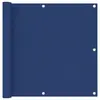 Image de vidaXL Écran de balcon Bleu 90x400 cm Tissu Oxford