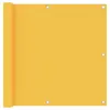 Image de vidaXL Écran de balcon Jaune 90x600 cm Tissu Oxford