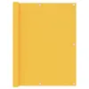 Image de vidaXL Écran de balcon Jaune 120x400 cm Tissu Oxford