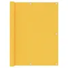Image de vidaXL Écran de balcon Jaune 120x600 cm Tissu Oxford