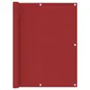 Image de vidaXL Écran de balcon Rouge 120x300 cm Tissu Oxford