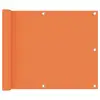 Image de vidaXL Écran de balcon Orange 75x300 cm Tissu Oxford