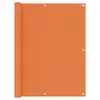 Image de vidaXL Écran de balcon Orange 120x400 cm Tissu Oxford