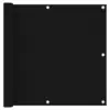 Image de vidaXL Écran de balcon Noir 90x300 cm Tissu Oxford