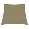 Image de vidaXL Voile de parasol Tissu Oxford trapèze 2/4x3 m Beige