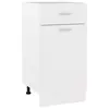 Image de vidaXL Armoire à tiroirs "Lyon" Blanc 40 x 46 x 81,5 cm Bois d'ingénierie