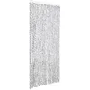 Image de vidaXL Vliegengordijn 100x220 cm chenille licht- en donkergrijs