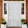 Image de vidaXL Moustiquaire Gris clair et gris foncé 100x220 cm Chenille