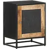 Image de vidaXL Table de chevet 40x30x50 cm Bois de manguier brut
