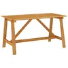 Image de vidaXL Table à manger de jardin 140x70x73,5 cm Bois d'acacia massif