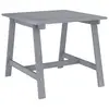 Image de vidaXL Table à dîner de jardin Gris 88x88x74 cm Bois d'acacia massif