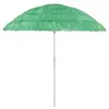 Image de vidaXL Parasol de plage Hawaii vert 240 cm