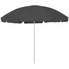 Image de vidaXL Parasol de plage anthracite 300 cm