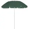 Image de vidaXL Parasol de plage vert 300 cm