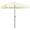 Image de vidaXL Parasol de plage jaune sable 200x125 cm