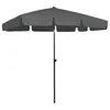 Image de vidaXL Parasol de plage anthracite 200x125 cm