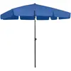 Image de vidaXL Parasol de plage bleu azuré 200x125 cm