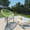 Image de vidaXL Chaise de jardin Acapulco Résine tressée Vert