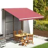 Image de vidaXL Tissu de remplacement pour auvent bordeaux rouge 400x300 cm polyester