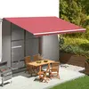 Image de vidaXL Tissu de remplacement pour auvent Bordeaux rouge 5x3 m
