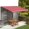Image de vidaXL Tissu de remplacement pour auvent Bordeaux rouge 5x3,5 m