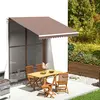 Image de vidaXL Tissu de remplacement pour auvent Marron 3x2,5 m