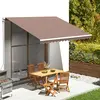 Image de vidaXL Tissu de remplacement pour auvent Marron 4x3 m