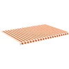 Image de vidaXL Tissu de remplacement pour auvent Jaune et orange 5x3,5 m