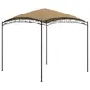 Image de vidaXL Belvédère 3x3x2,65 m Taupe 180 g/m²