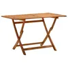 Image de vidaXL Table de jardin pliable 120x70x75 cm Bois d'acacia massif