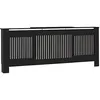 Image de Conversion de radiateur 205 cm MDF noir