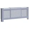 Image de vidaXL Cache-radiateur MDF Gris 205 cm