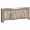 Image de vidaXL Cache-radiateur, Couvercle de Radiateur, Housse de Radiateur Salon Chambre à Coucher Salle de Séjour Maison Intérieur, MDF 205 cm