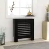 Image de vidaXL Cache-radiateur MDF Noir 78 cm