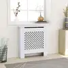 Image de vidaXL Cache-radiateur MDF Blanc 78 cm