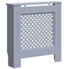 Image de vidaXL Cache-radiateur MDF Gris 78 cm