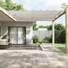 Image de vidaXL Auvent vertical Blanc 140x800 cm Tissu oxford