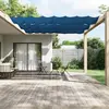 Image de vidaXL Auvent vertical Bleu 180x800 cm Tissu oxford
