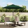 Image de vidaXL Tissu de remplacement pour parasol d'extérieur Vert 300 cm