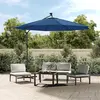 Image de vidaXL Tissu de remplacement pour parasol déporté Bleu azuré 350 cm