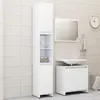 Image de vidaXL Ensemble de meubles de salle de bain 3 pcs Blanc Aggloméré