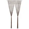 Image de vidaXL Rideau en macramé Taupe 140x240 cm Coton