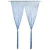 Image de vidaXL Rideau en macramé Bleu 140x240 cm Coton