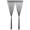 Image de vidaXL Rideau en macramé Anthracite 140x240 cm Coton